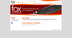 Desktop Screenshot of foxsolutions.pt